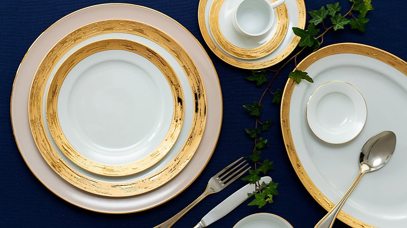 Set 18 pièces porcelaine - Auratus Sunset