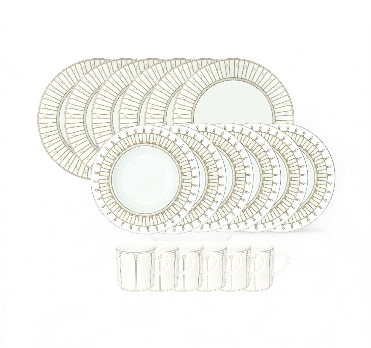 Set Porcelaine 18 pièces Classica