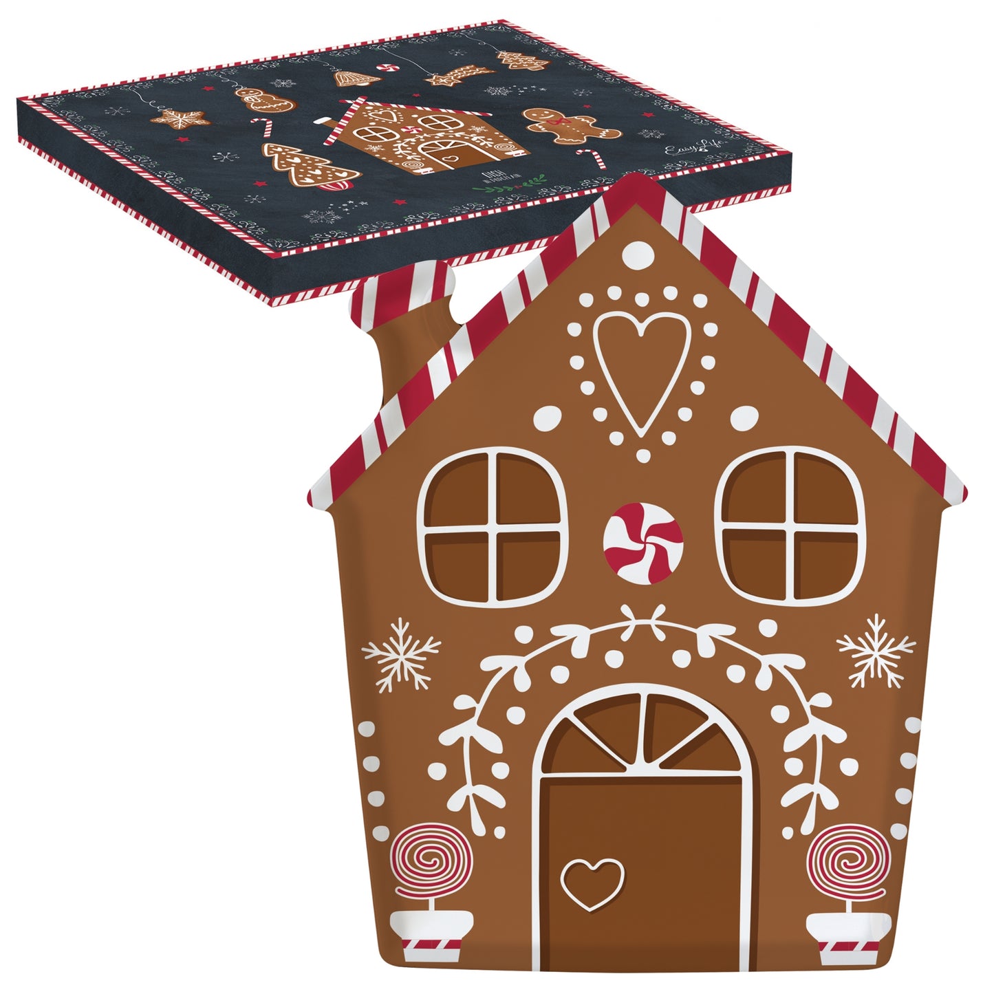 Pain d’épice plat 21x25cm - Maison porcel | Porcelaine