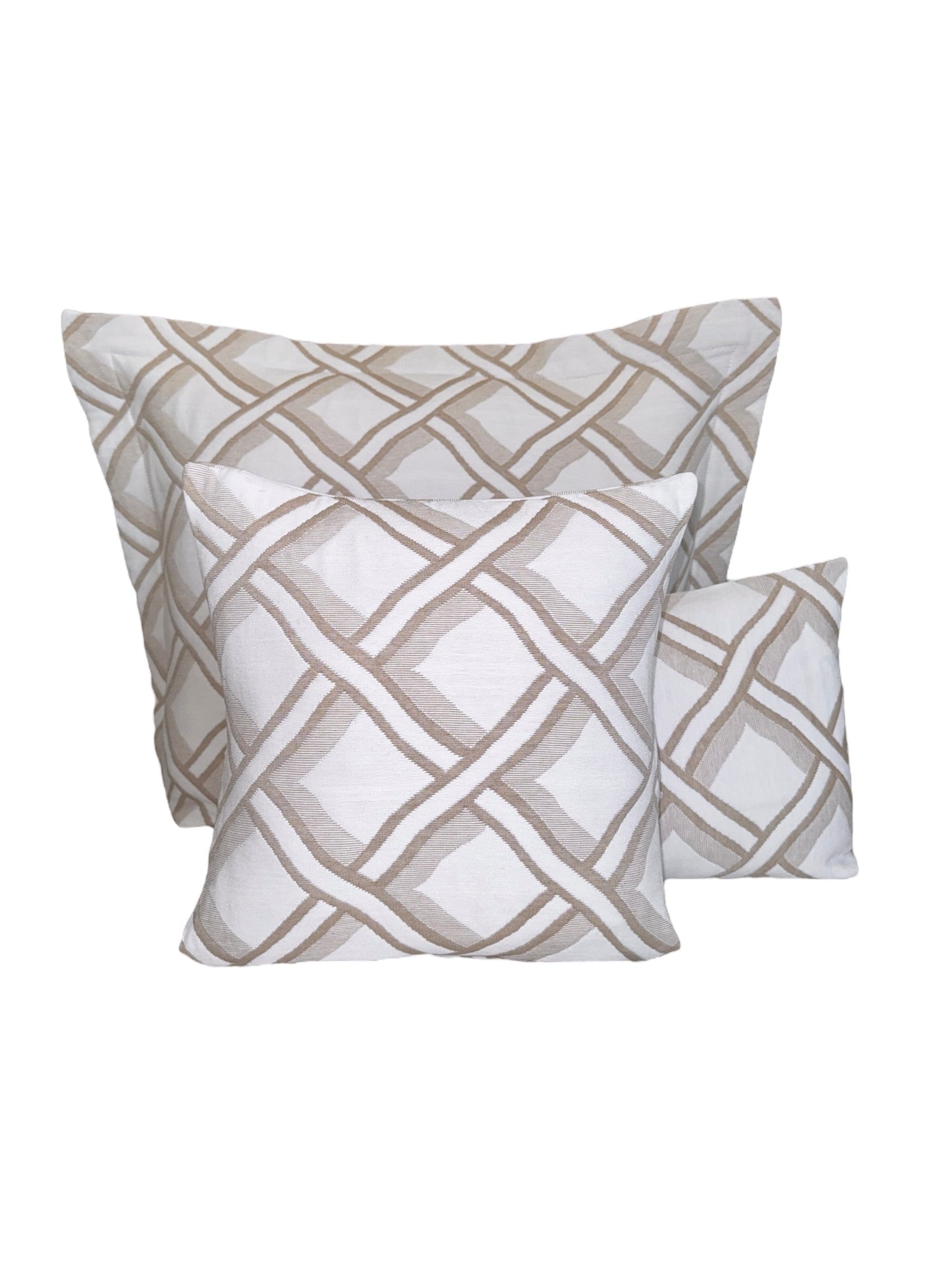 Coussin Lorenzo Beige - Maison porcel | Porcelaine