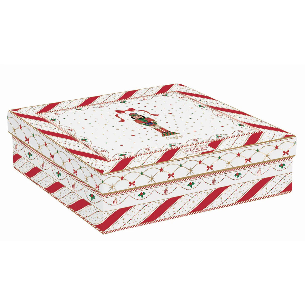 Set of 6 porcelain coffee cups - Nutcracker twist