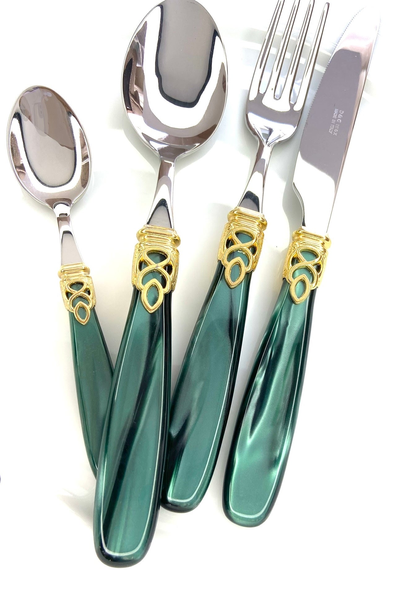 Lisa doré vert - Maison porcel | Porcelaine