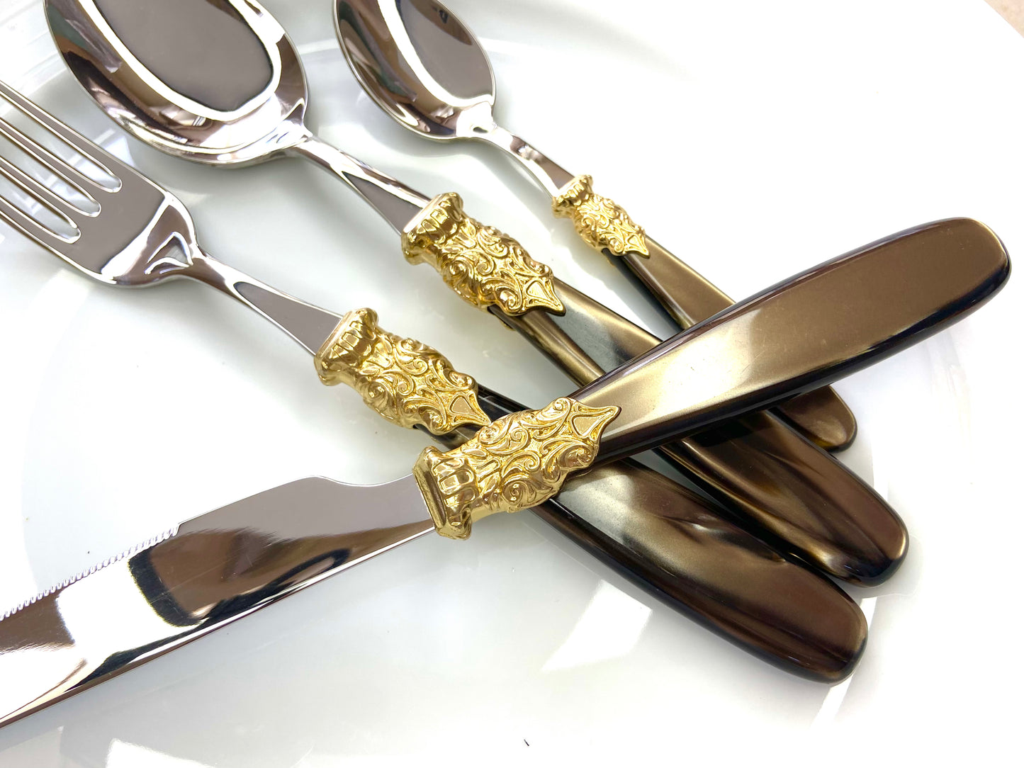 Paris doré marron - Maison porcel | Porcelaine