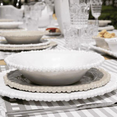 Chemin de table anti tache - joke taupe