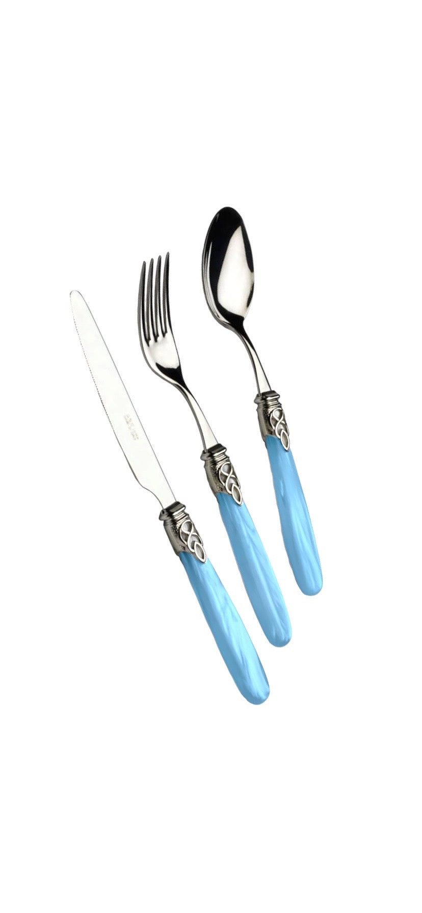 Lisa argent bleue ciel - Maison porcel | Porcelaine