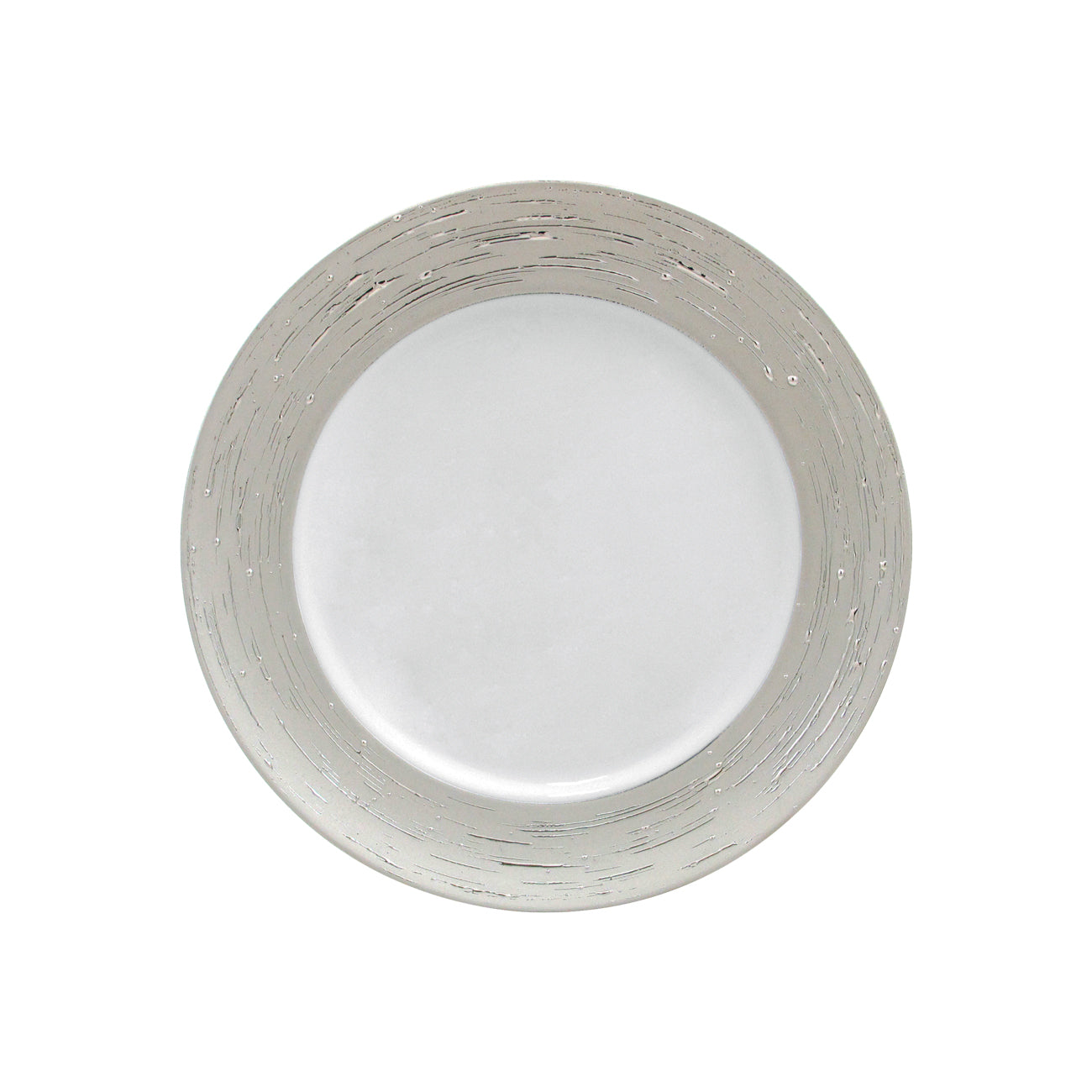 Argentatus assiette plate 27cm - Maison porcel | Porcelaine