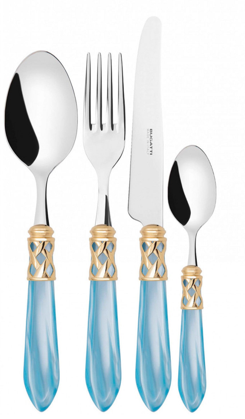 Bugatti Aladdin bleue ciel doré - Maison porcel | Porcelaine