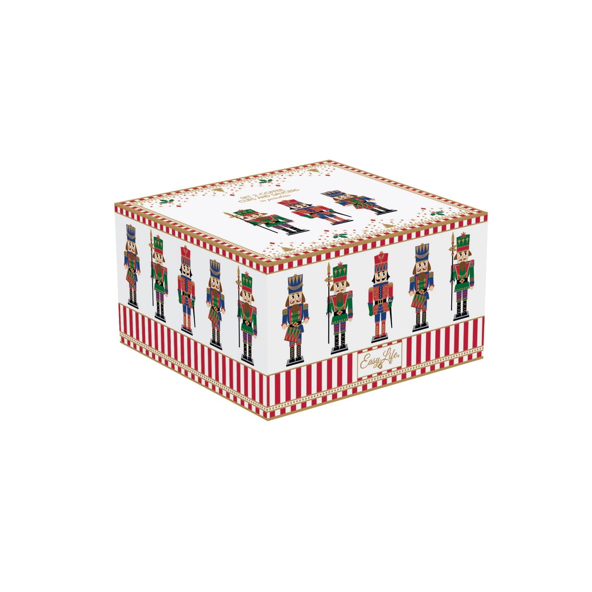 Nutcracker coffret 2 tasses à café + soucoupes