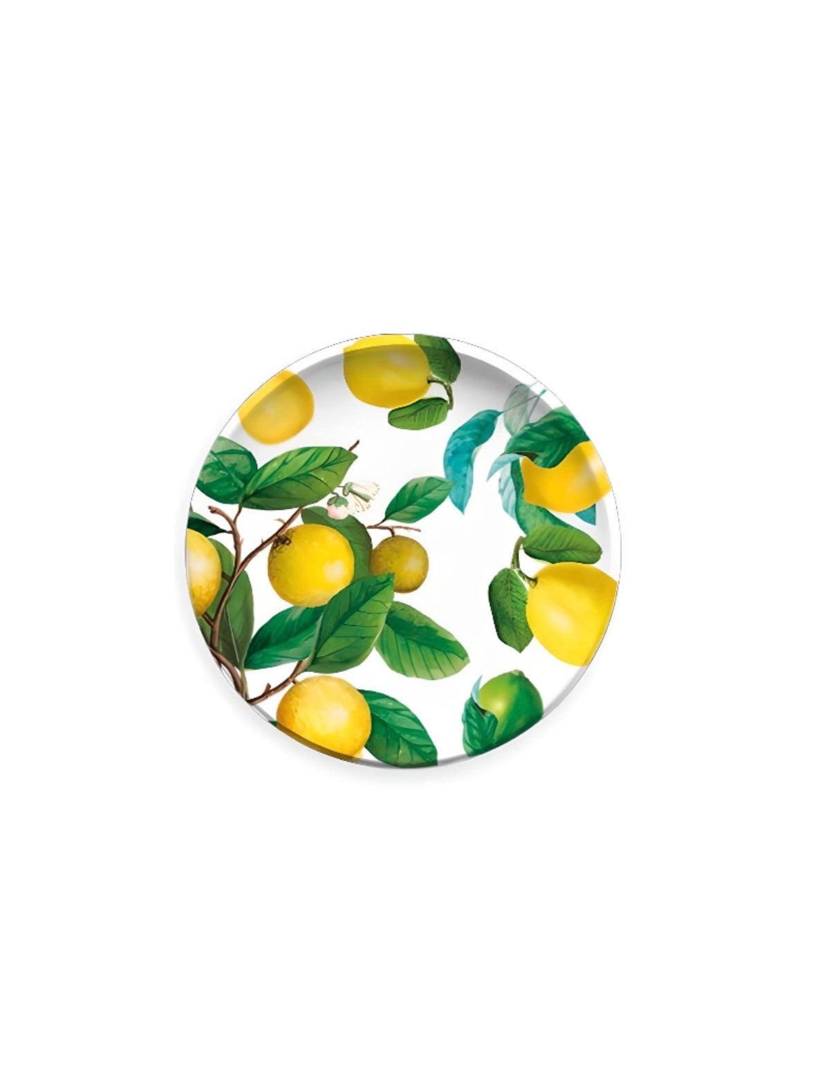 Melamine Dessert Plate - Lemon