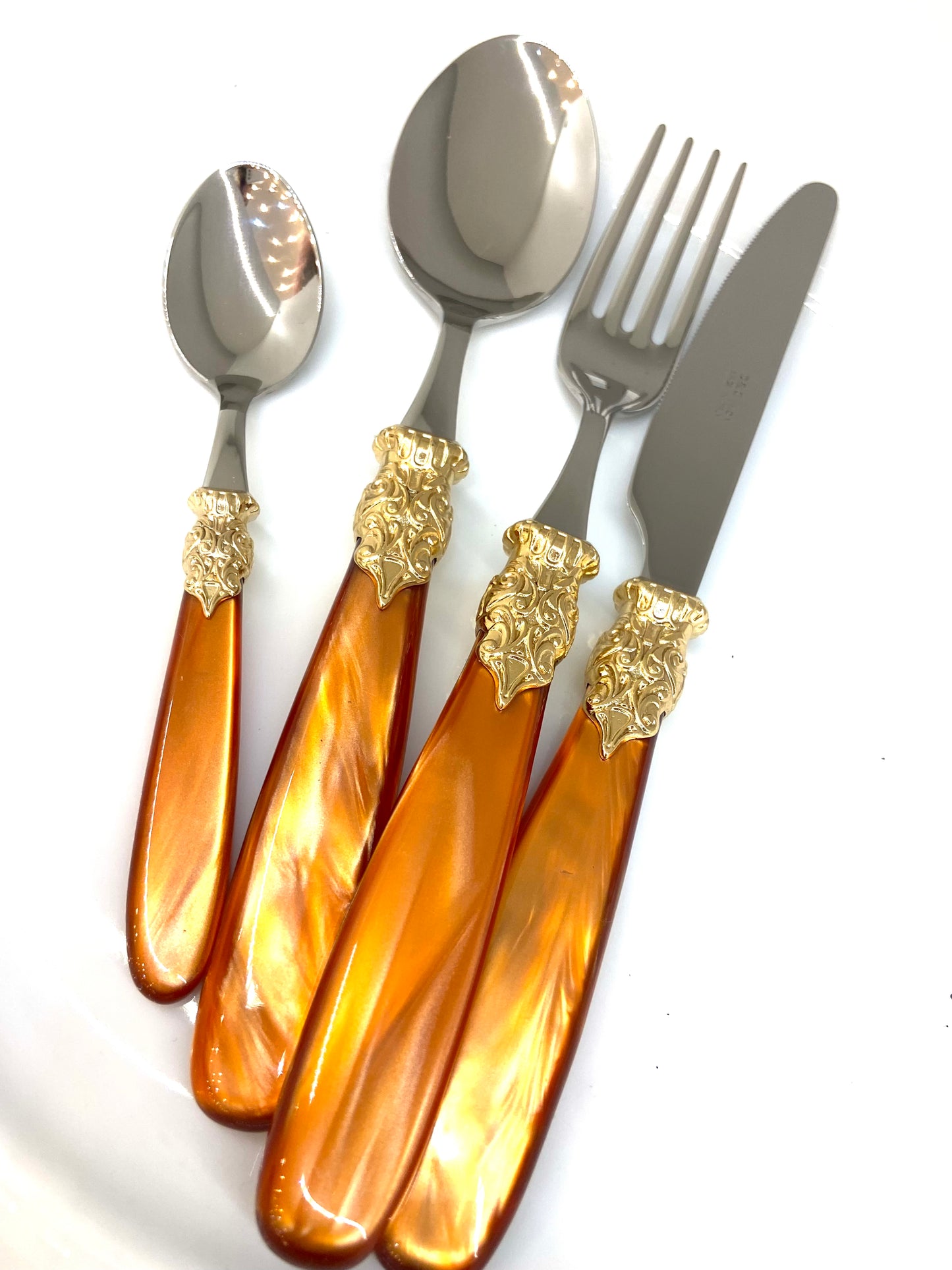 Paris doré orange - Maison porcel | Porcelaine