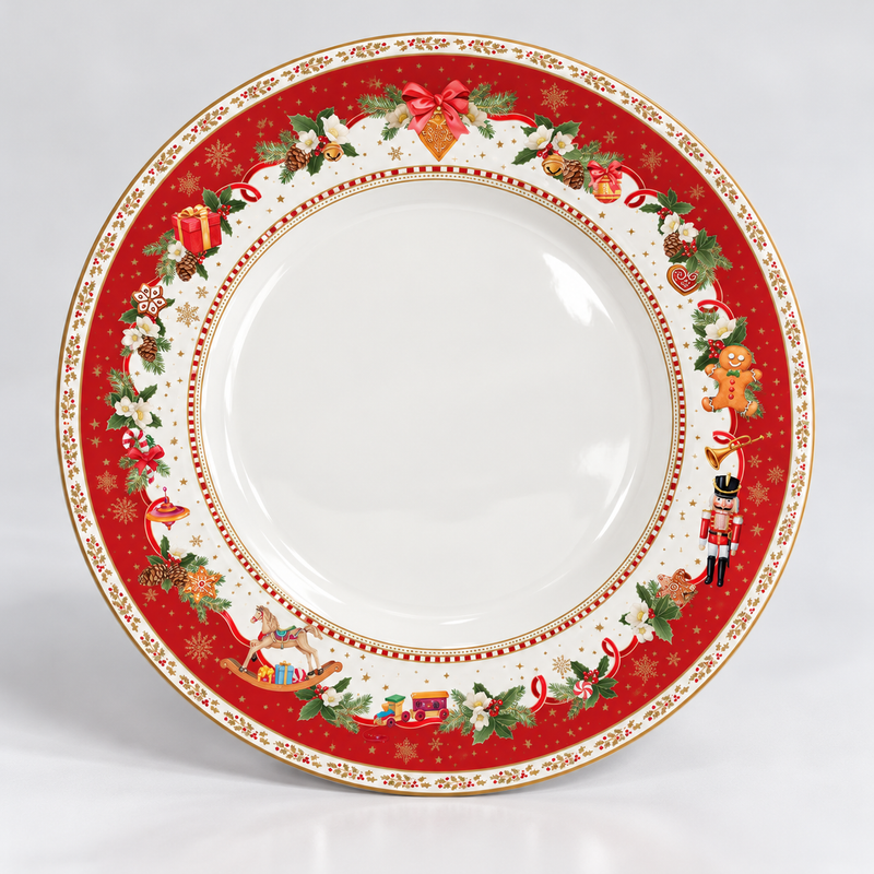 Assiette plate de Noël 26 cm – Christmas Memories