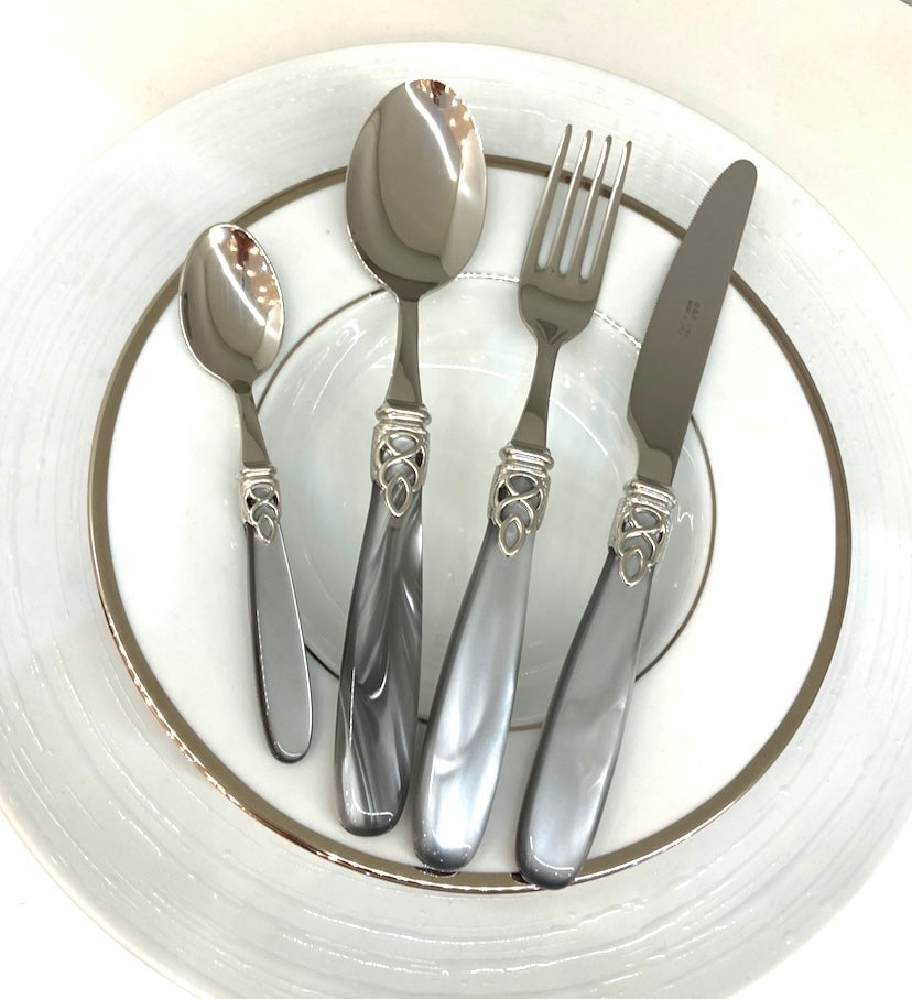 Lisa argent gris - Maison porcel | Porcelaine