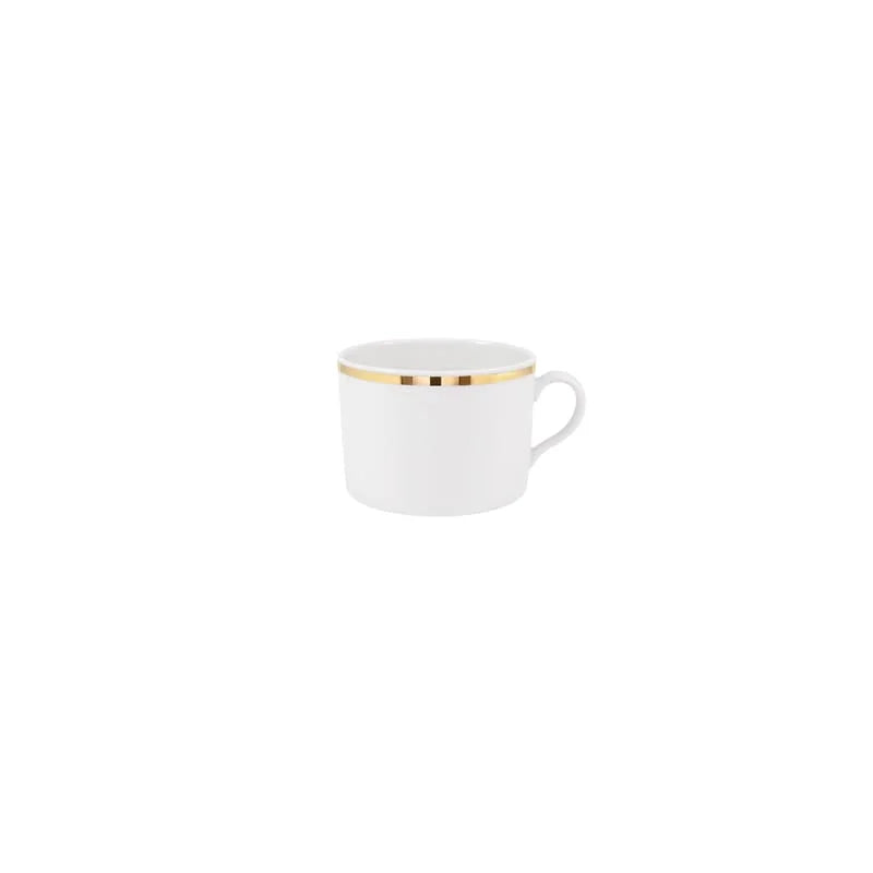 Gold tasse à thé 23cl - Maison porcel | Porcelaine