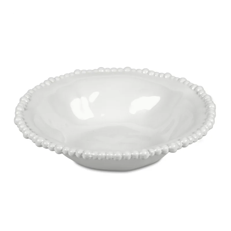 Joke assiette creuse 21cm blanc - Maison porcel | Porcelaine