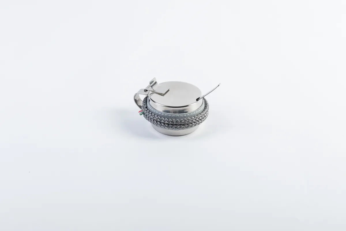 Pot à sucre/fromage râpé gris - Maison porcel | Porcelaine