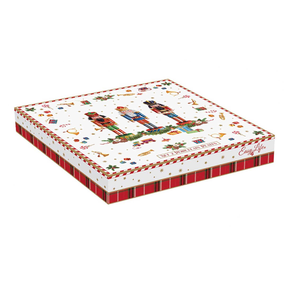 Vintage Nutcracker coffret 2 desserts 20cm - Maison porcel | Porcelaine