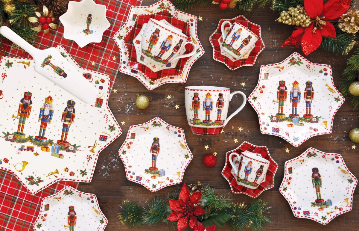 Vintage Nutcracker assiette plate 26cm - Maison porcel | Porcelaine