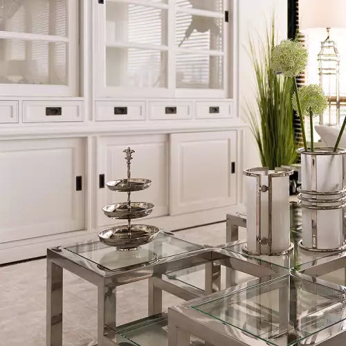 Présentoir apéritif 3 étages Lily - Maison porcel | Porcelaine