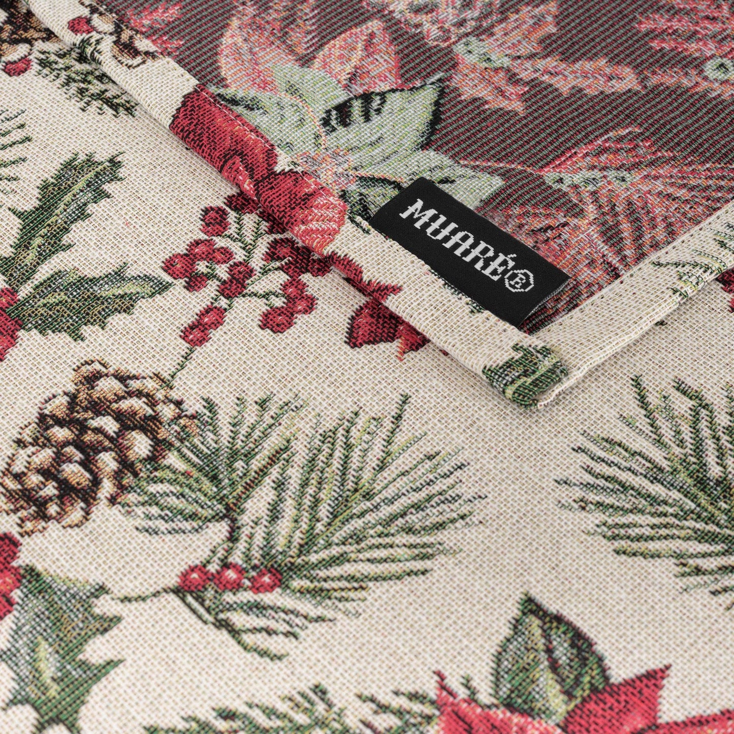 Nappe Anti-Taches – Poinsettia 220 cm