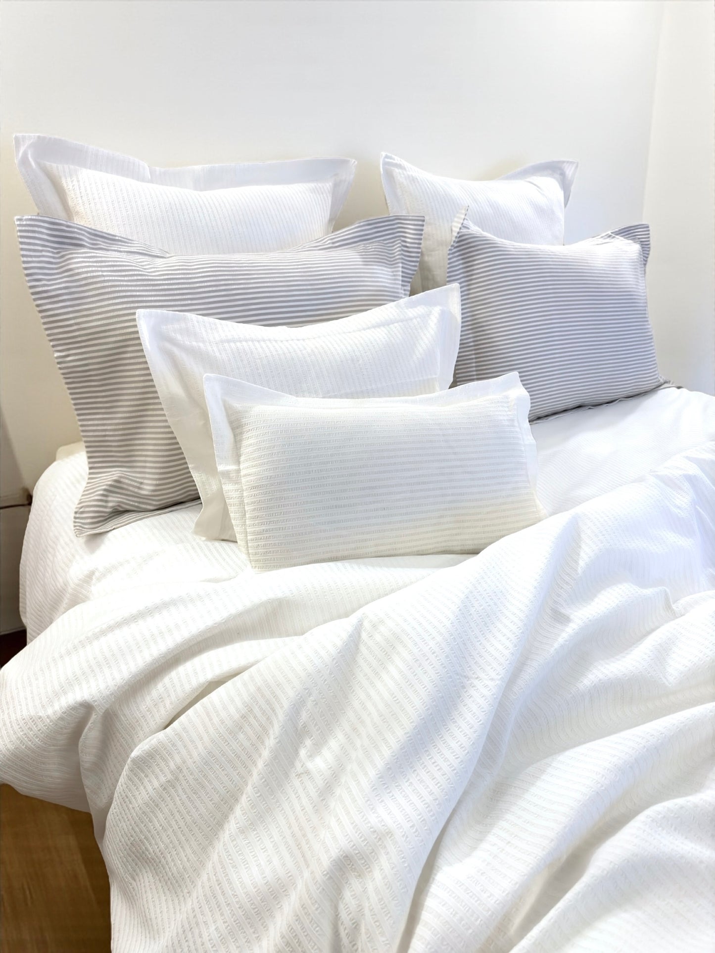 Housse de couette - Oxford Nantes Blanc