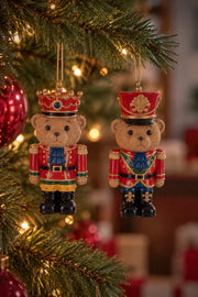 Oursons Soldats de Noël à suspendre