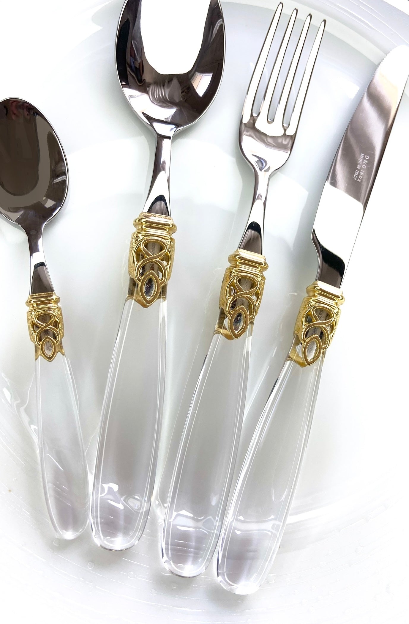 Lisa doré transparent - Maison porcel  | Porcelaine