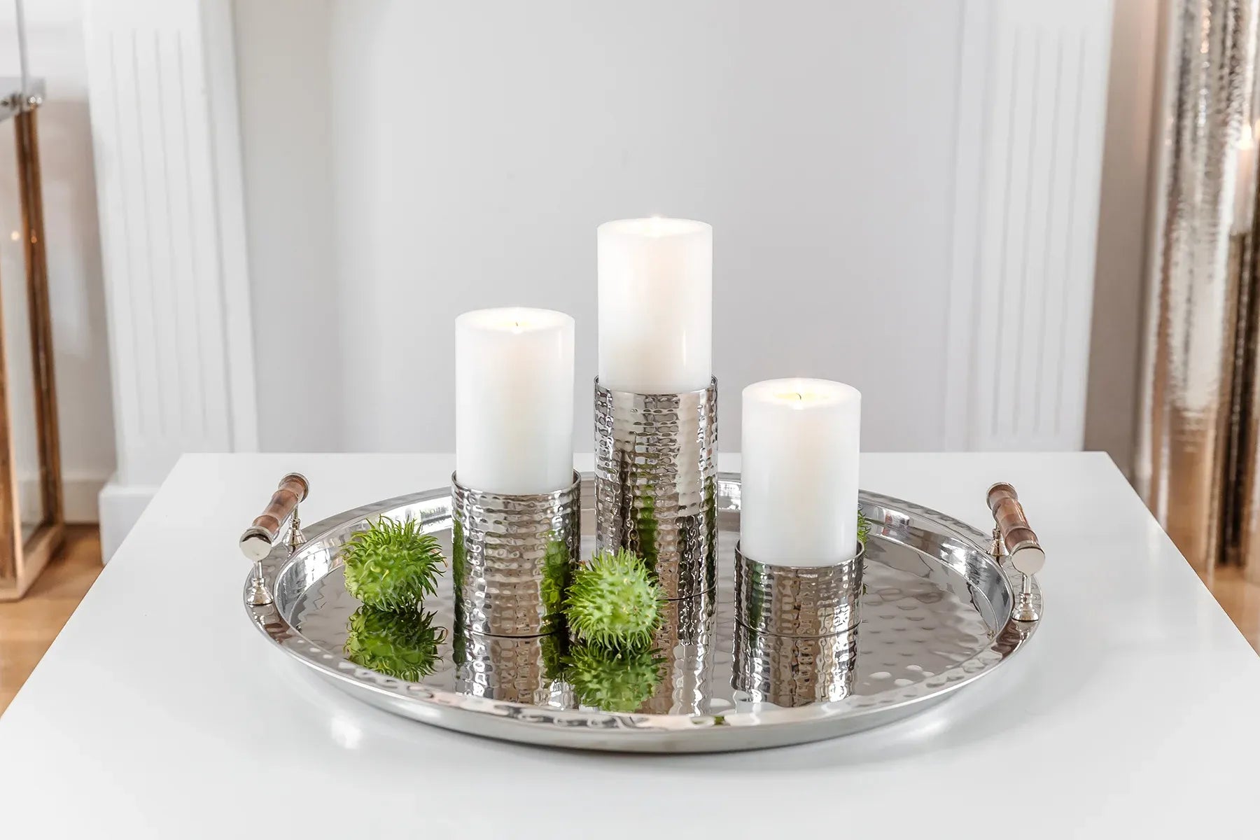 Plateau avec poignées en bambou - Hugo