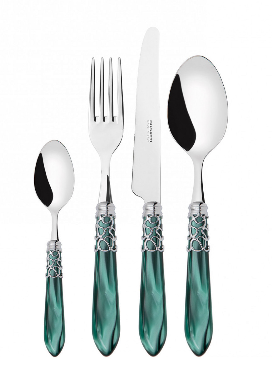 Bugatti mélodia vert argent - Maison porcel  | Porcelaine