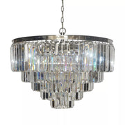 Lustre luna 80cm clair crystal - Maison porcel  | Porcelaine