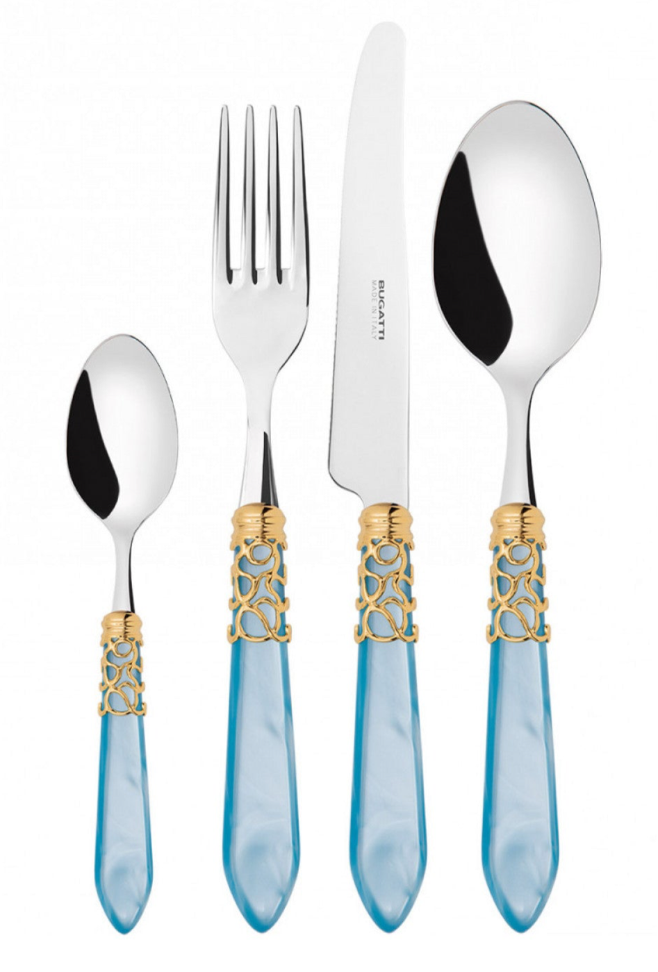 Bugatti melodia bleue ciel doré - Maison porcel  | Porcelaine