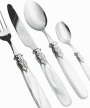 Couverts italiens | Paris argent blanc