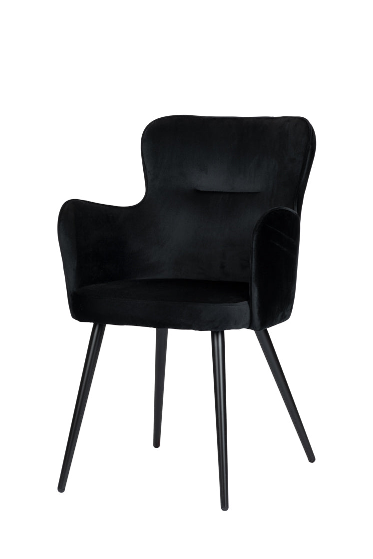Chaise Bing Noir - Maison porcel  | Porcelaine