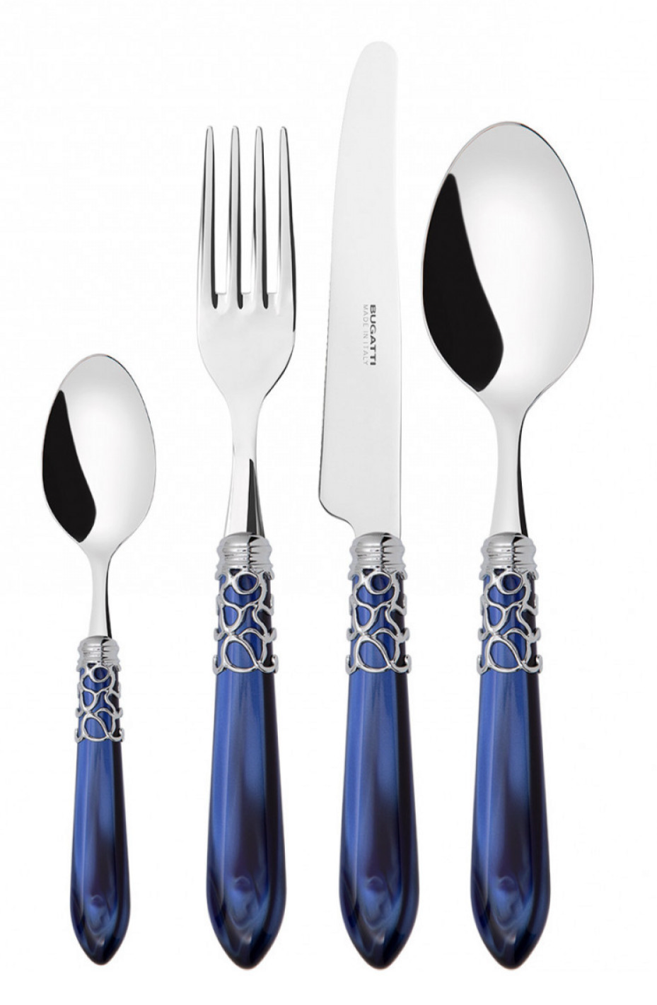 Bugatti mélodia bleue argent - Maison porcel  | Porcelaine