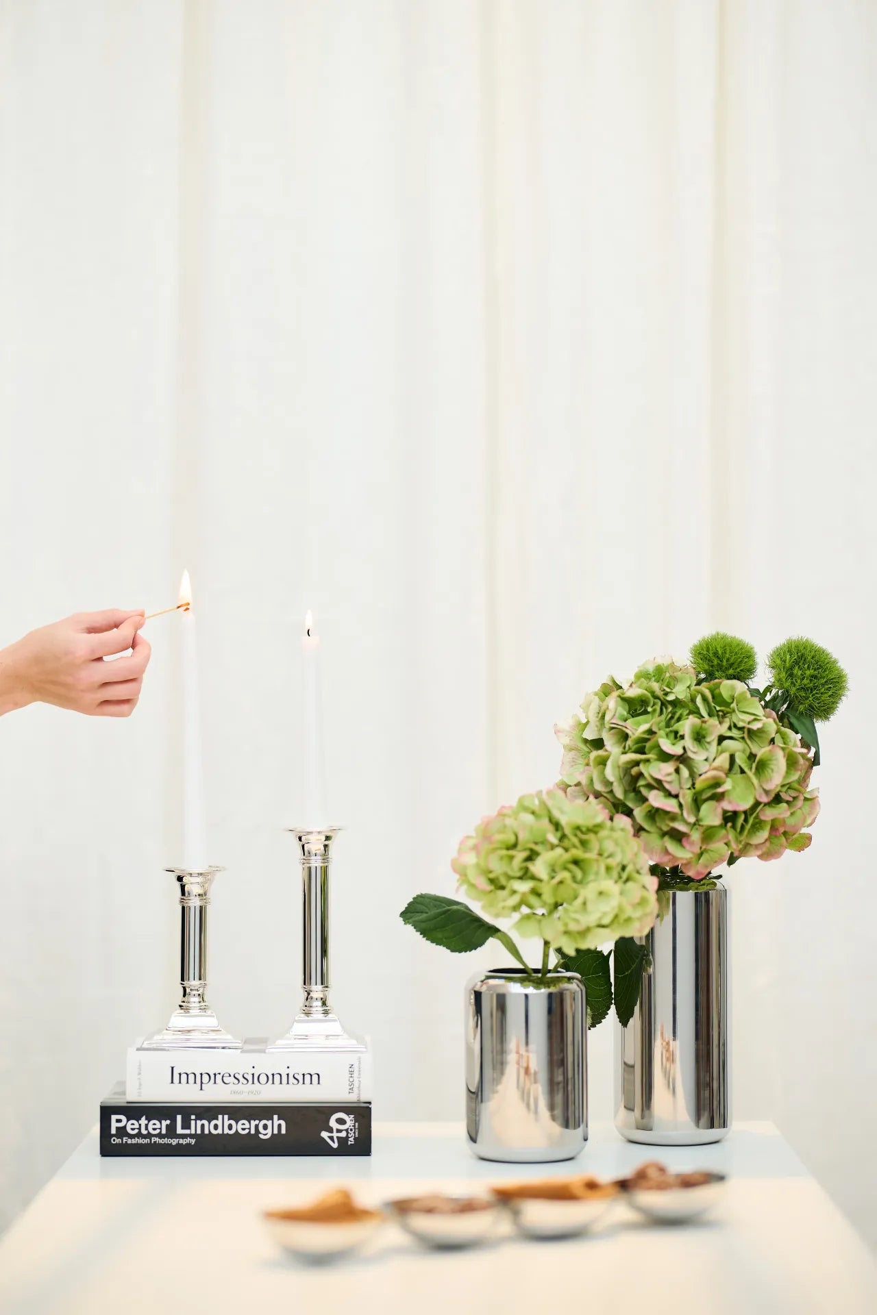 Vase en acier inoxydable H.15 – Lunaria
