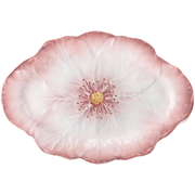 Plat 50cm en mélamine - Botanica rose