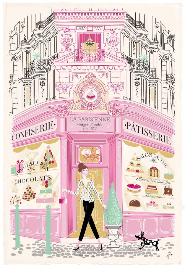 Torchon “Patisserie parisienne”
