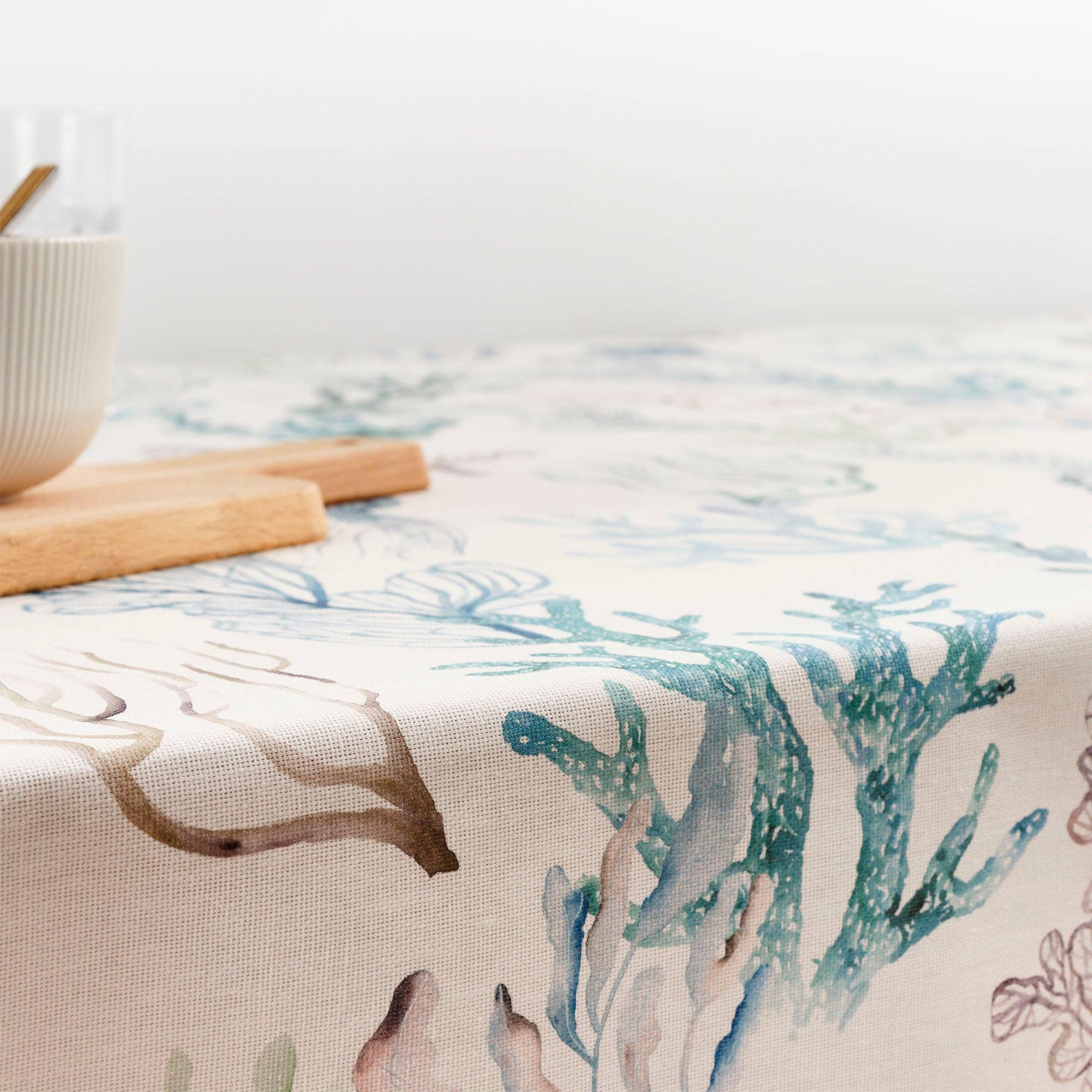 Nappe anti taches 200 x 140 cm - Corail