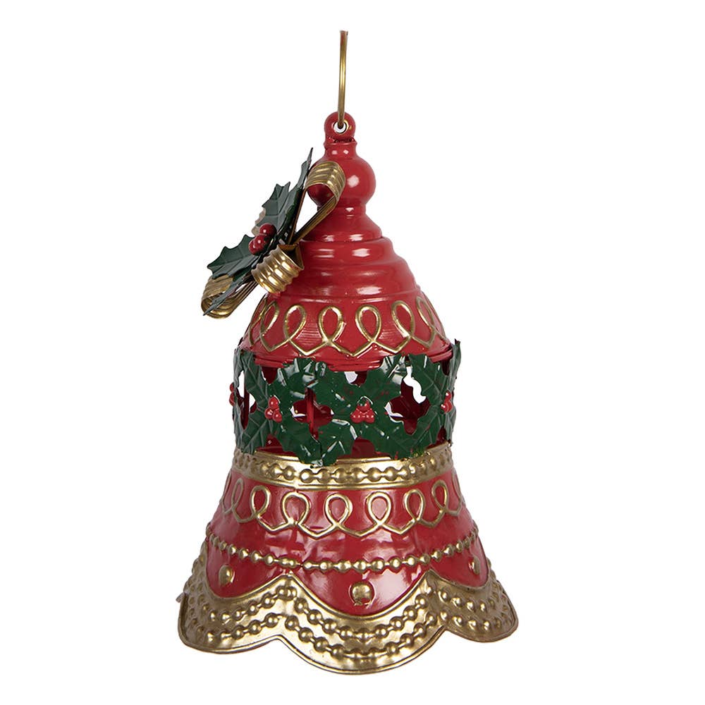 Cloche de Noël - 29 cm rouge