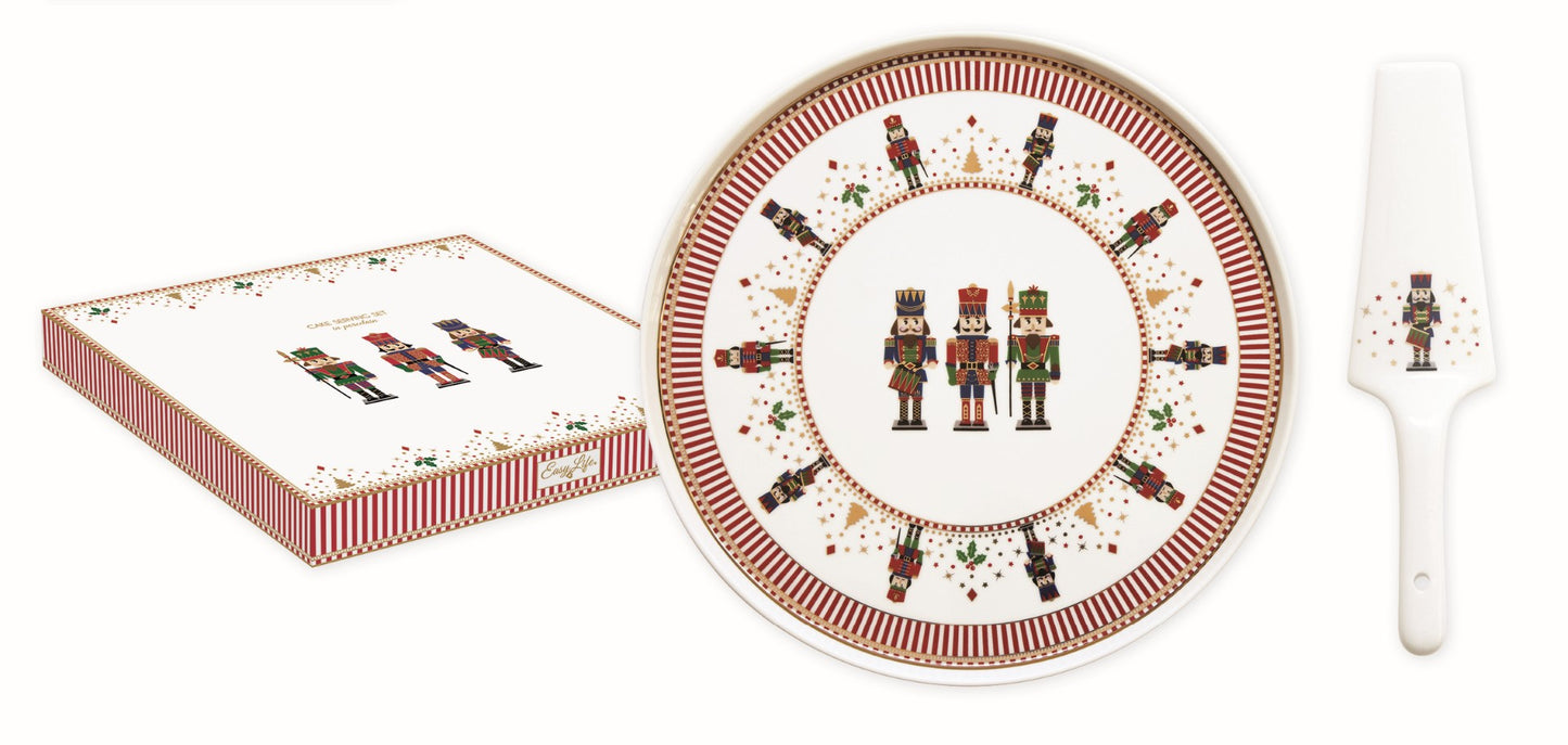 Plat à tarte en porcelaine Nutcracker