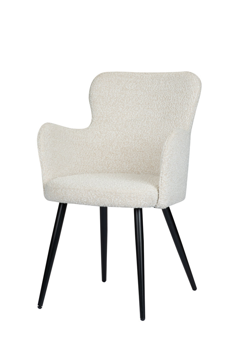 Chaise Bing blanc perle - Maison porcel  | Porcelaine