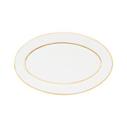 Premium gold plat 31cm - Maison porcel  | Porcelaine