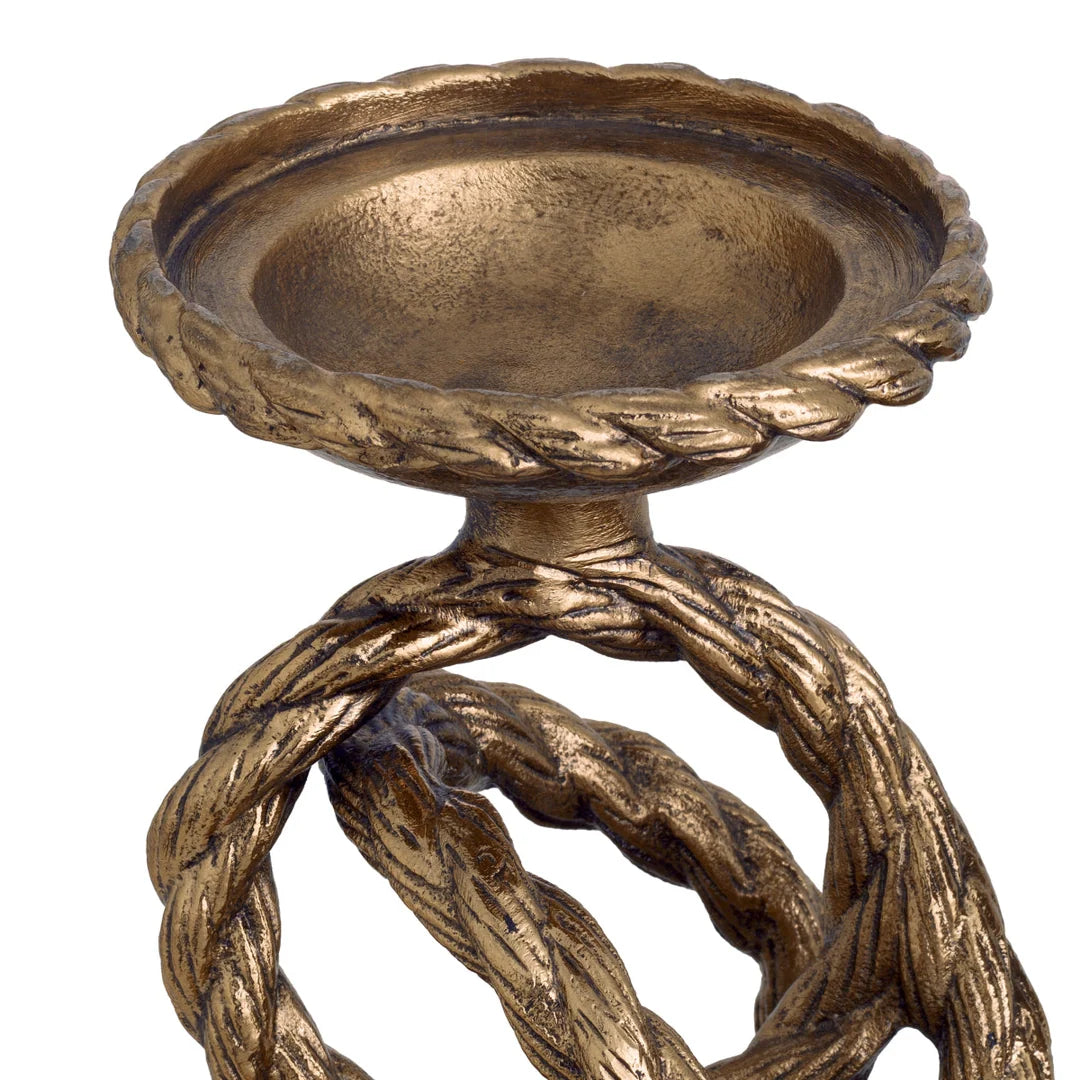 Lot de 2 Bougeoirs Corwyn en Laiton – Eichholtz