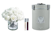 Bouquet luxury tea white silver