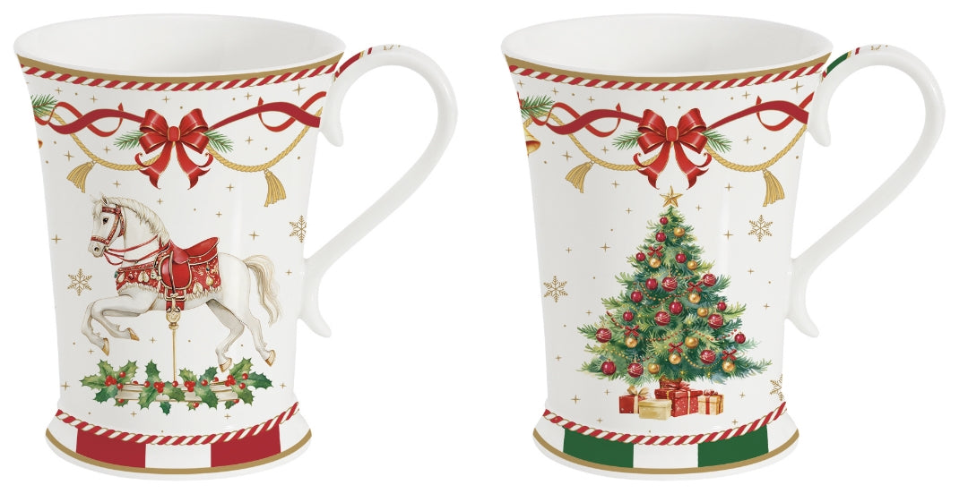 Coffret 2 mugs en porcelaine - Christmas Tale