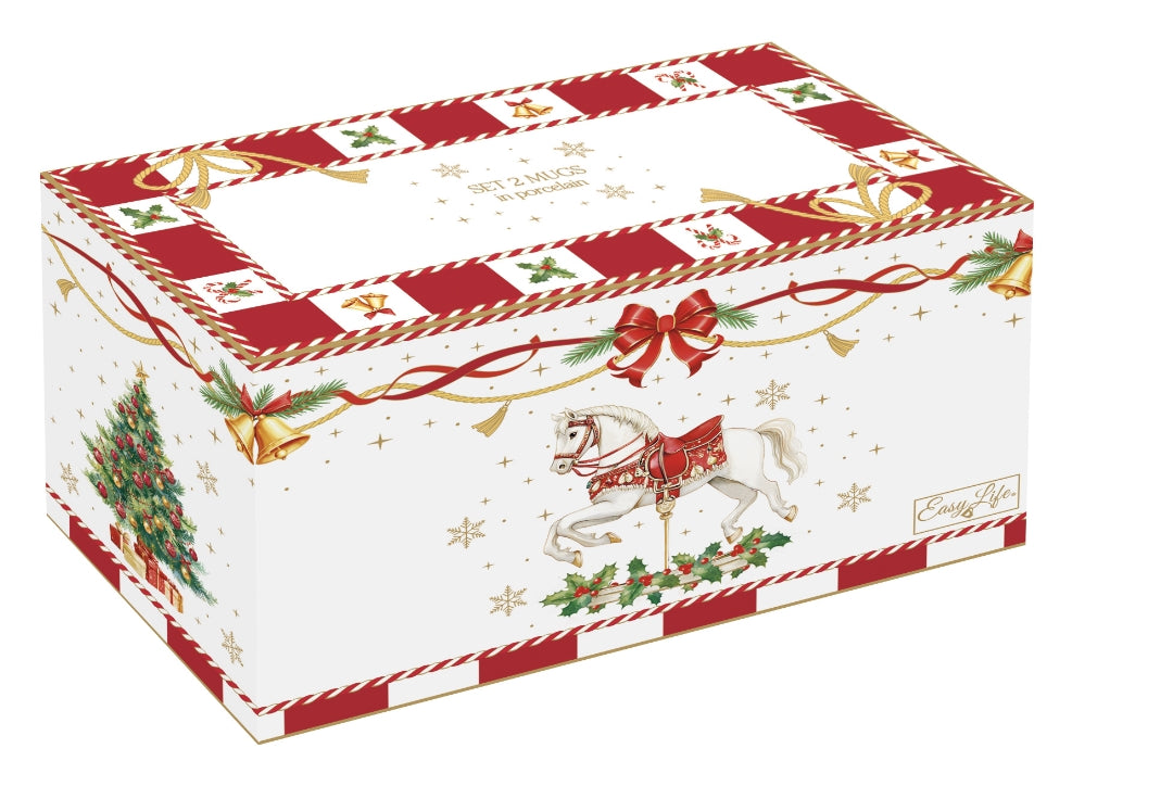 Coffret 2 mugs en porcelaine - Christmas Tale