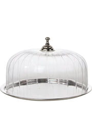 Cloche en verre 28cm - Maison porcel  | Porcelaine
