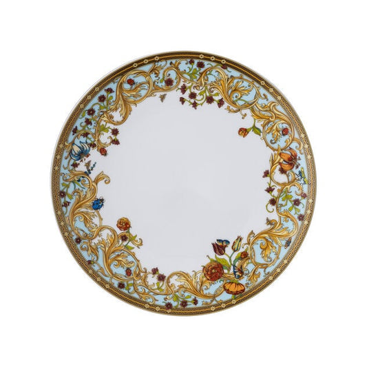 Assiette plate en porcelaine - Le jardin de Versace