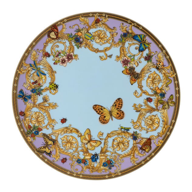 Assiette de présentation 33cm en porcelaine - Le jardin de Versace