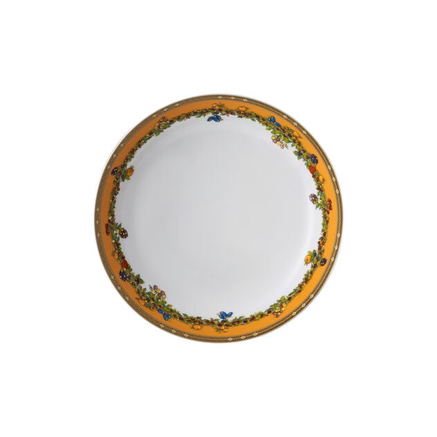 Assiette creuse en porcelaine - Le jardin de Versace