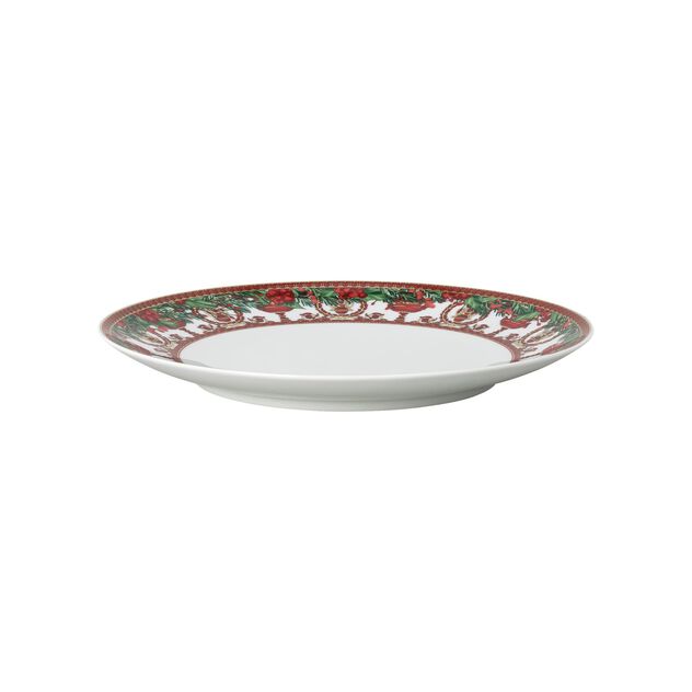 Assiette plate porcelaine 28cm - I love baroque holiday